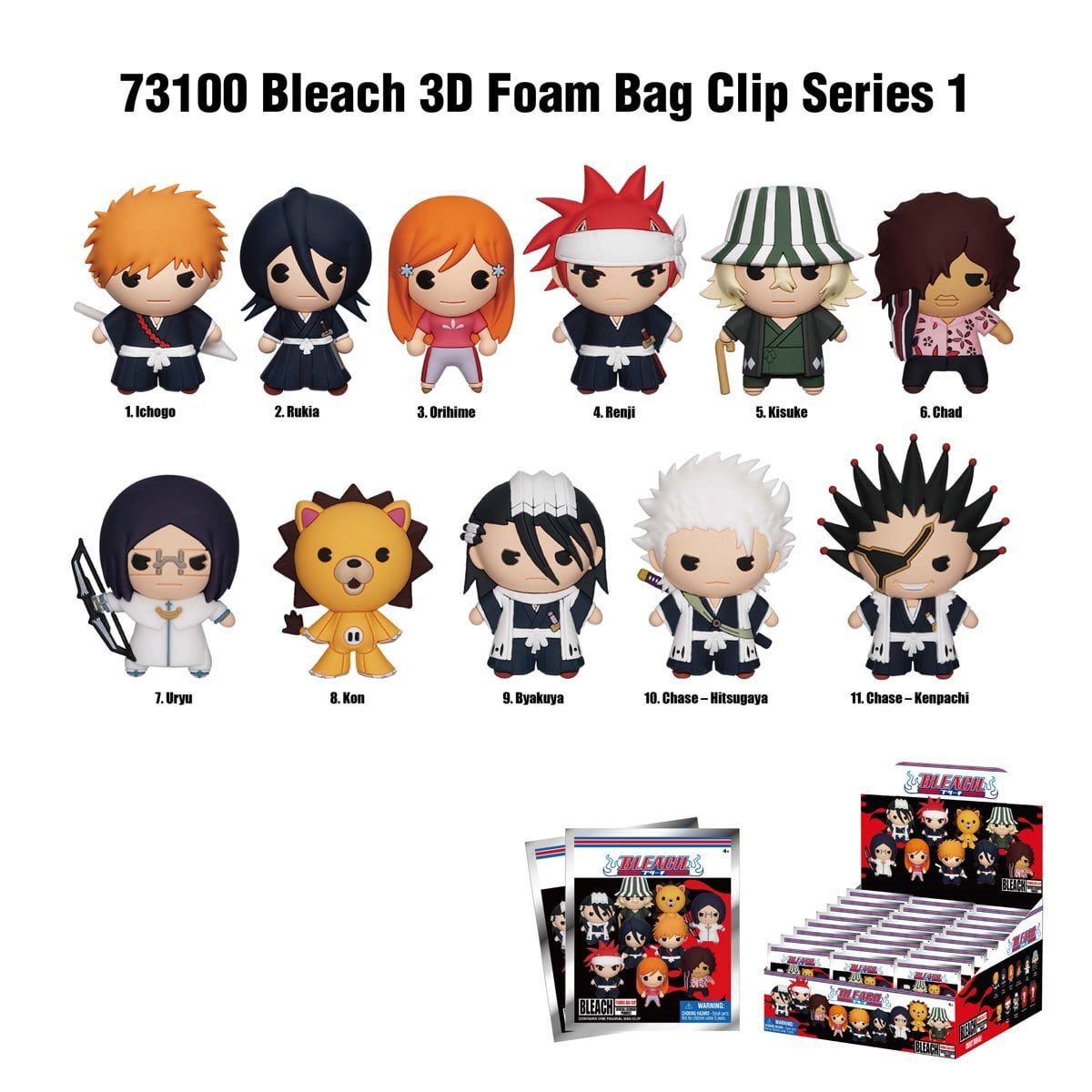 モノグラム フィギュラル バッグ クリップ BLEACH トレーディングミニフィギュア 未開封