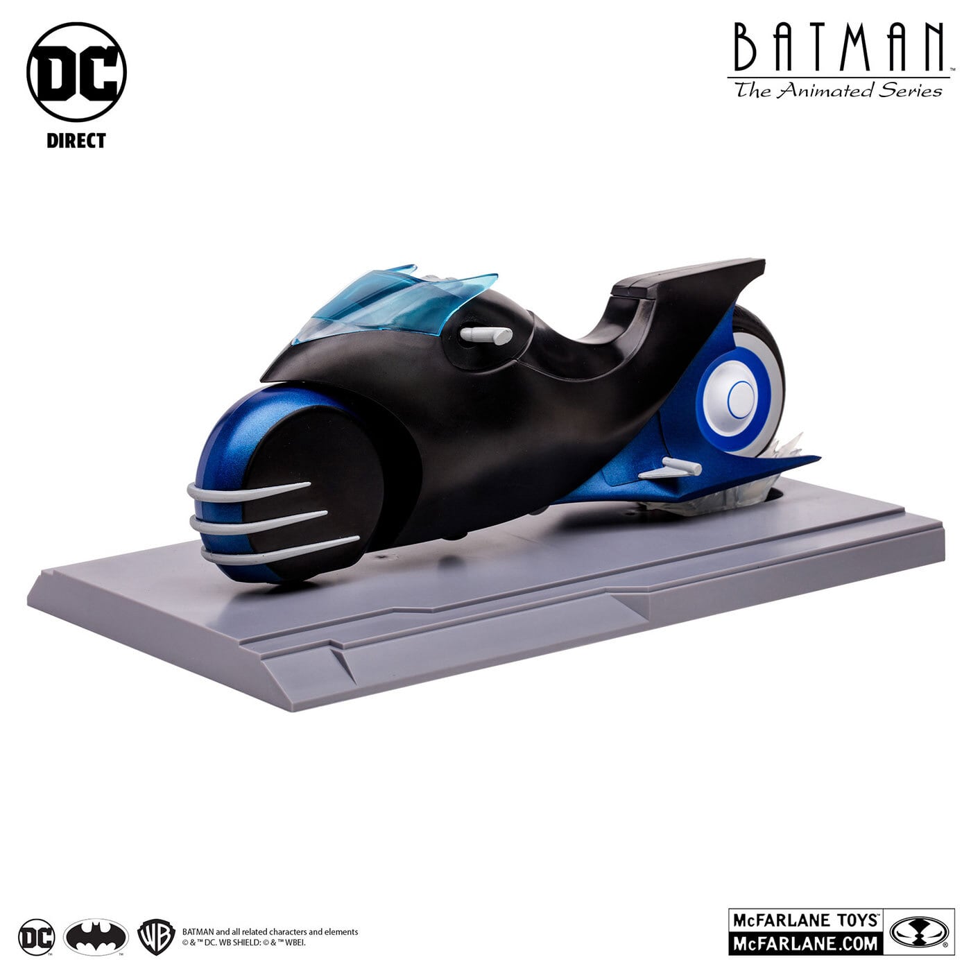 マクファーレン・トイズ DCダイレクト バットマン アニメイテッド バットサイクル ビークル 国内版 未開封
