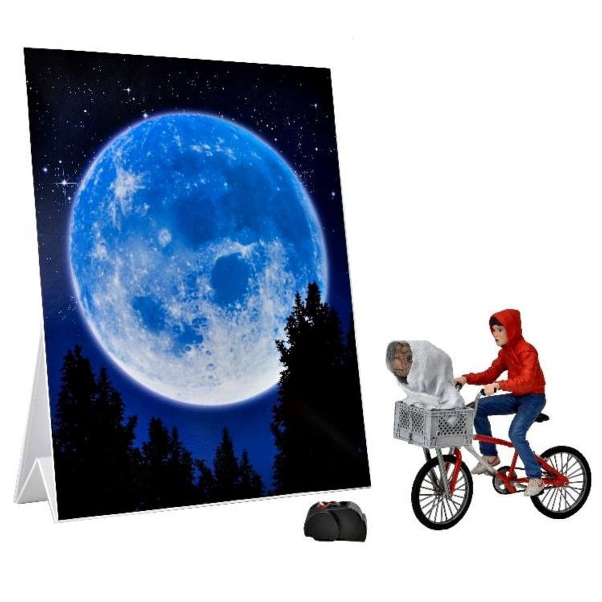 NECA エリオットとE.T. 自転車 7インチ アクションフィギュア 未開封