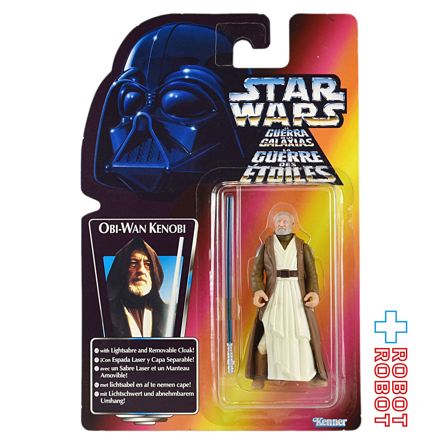 スター・ウォーズ POTF2 レッドカード オビ＝ワン・ケノービ ロングセーバー マルチランゲージ版 3.75インチ アクションフィギュア 未開封 国内版
