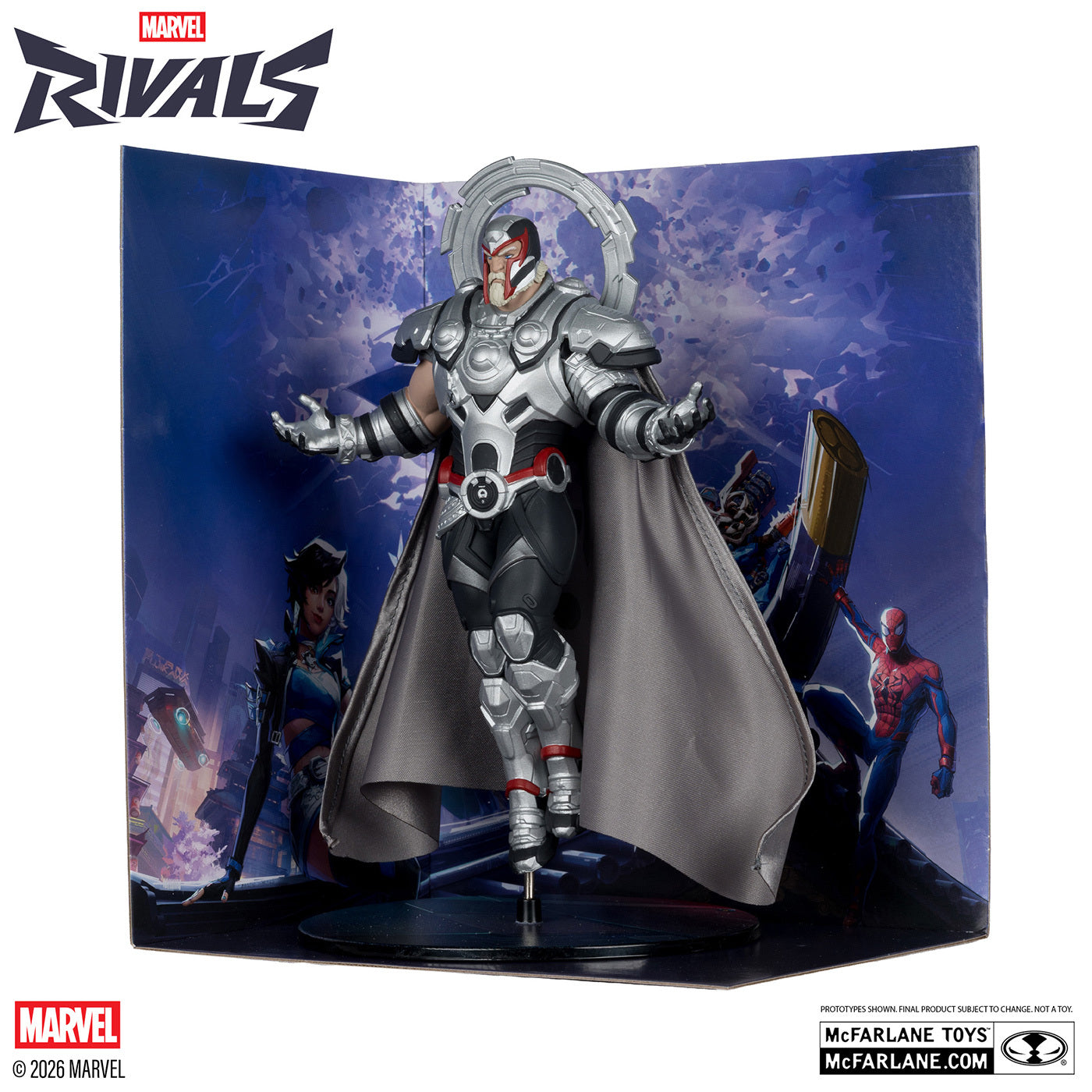 マクファーレン・トイズ マーベル・ライバルズ シーン・フィギュア #004 マグニートー 1/10 スタチューフィギュア 未開封