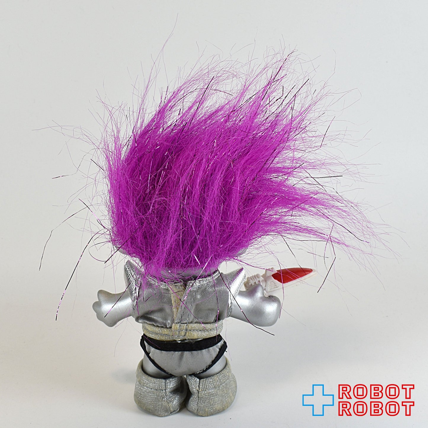 トロール 銀色の宇宙人 ピンク髪 ソフビフィギュア 11センチ
