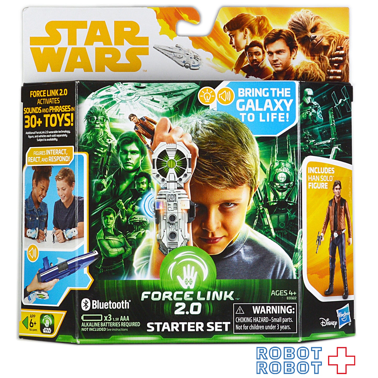スター・ウォーズ フォースリンク2.0 スターターセット ハン・ソロ フィギュア付属