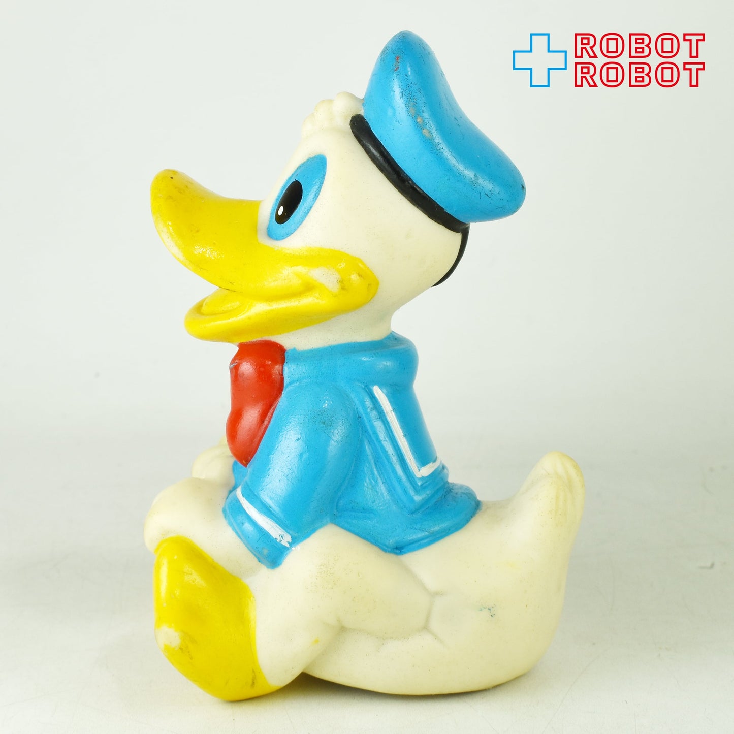 ディズニー ドナルドダック おすわり ソフビフィギュア