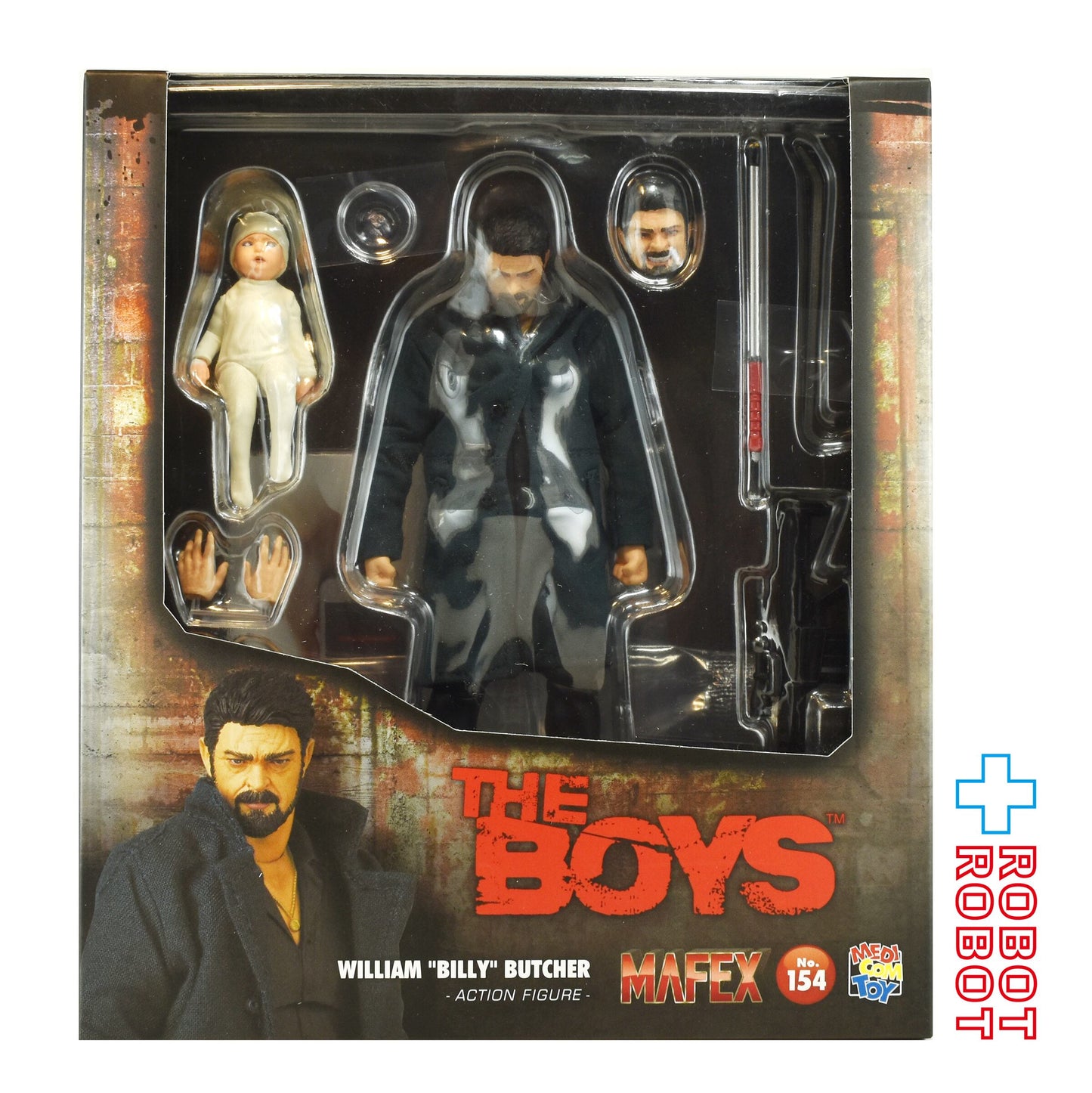 メディコム・トイ MAFEX マフェックス No.154 ザ・ボーイズ ウィリアム・“ビリー”・ブッチャー アクションフィギュア 未開封