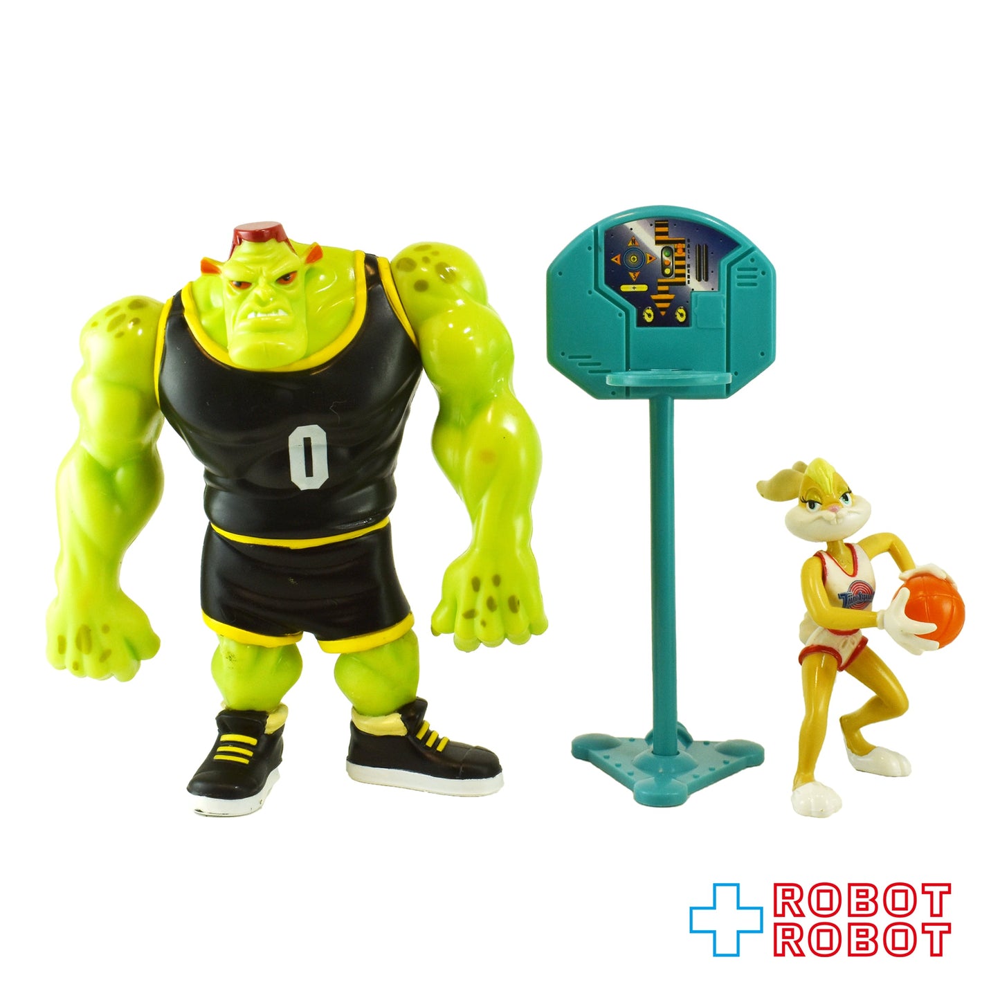 プレイメイツ社 ルーニー・テューンズ スペース・ジャム ローラ・バニー vs バング with ジャンピン・ジャム・フープ アクションフィギュア 1996