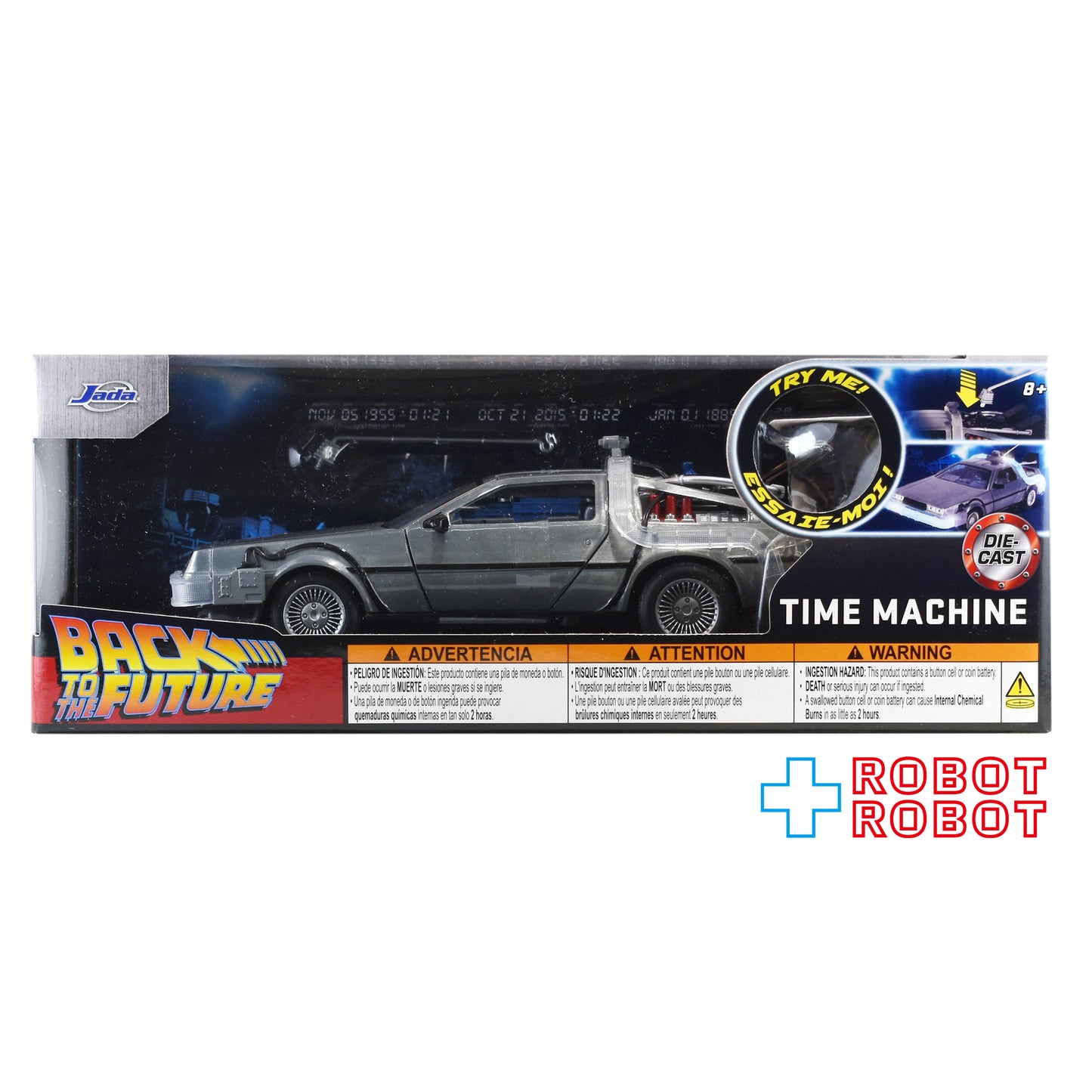 JADA TOYS メタルズ 1/24 ハリウッドライド バック・トゥ・ザ・フューチャー デロリアン US版 未開封