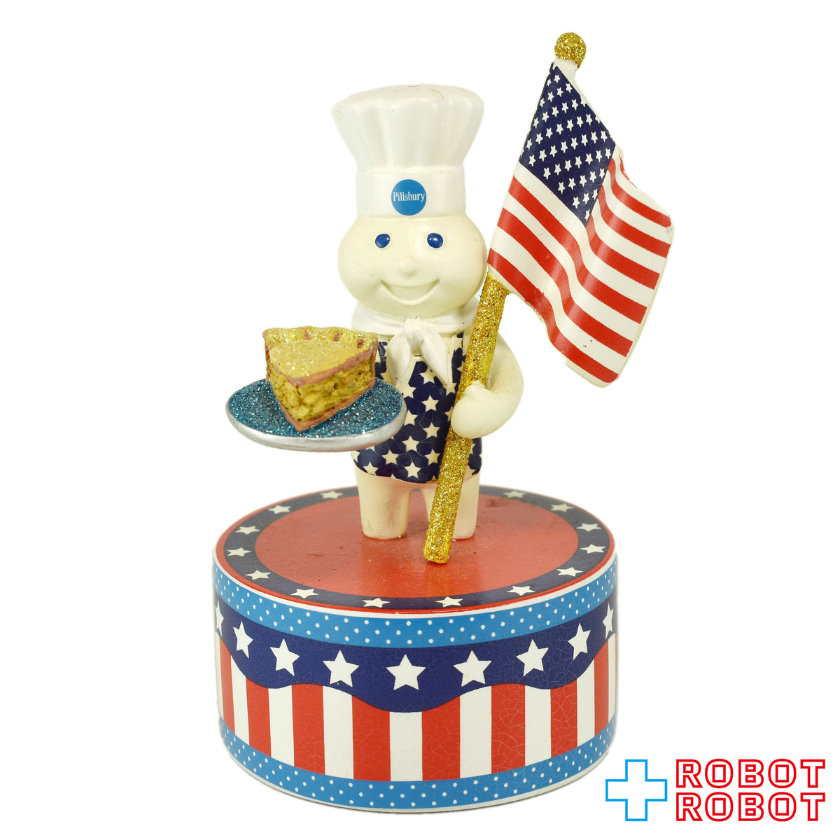 ピルズベリー ポッピンフレッシュ ドゥボーイ アメリカ・ザ・ビューティフル オルゴール フィギュアリン 2011 企業物