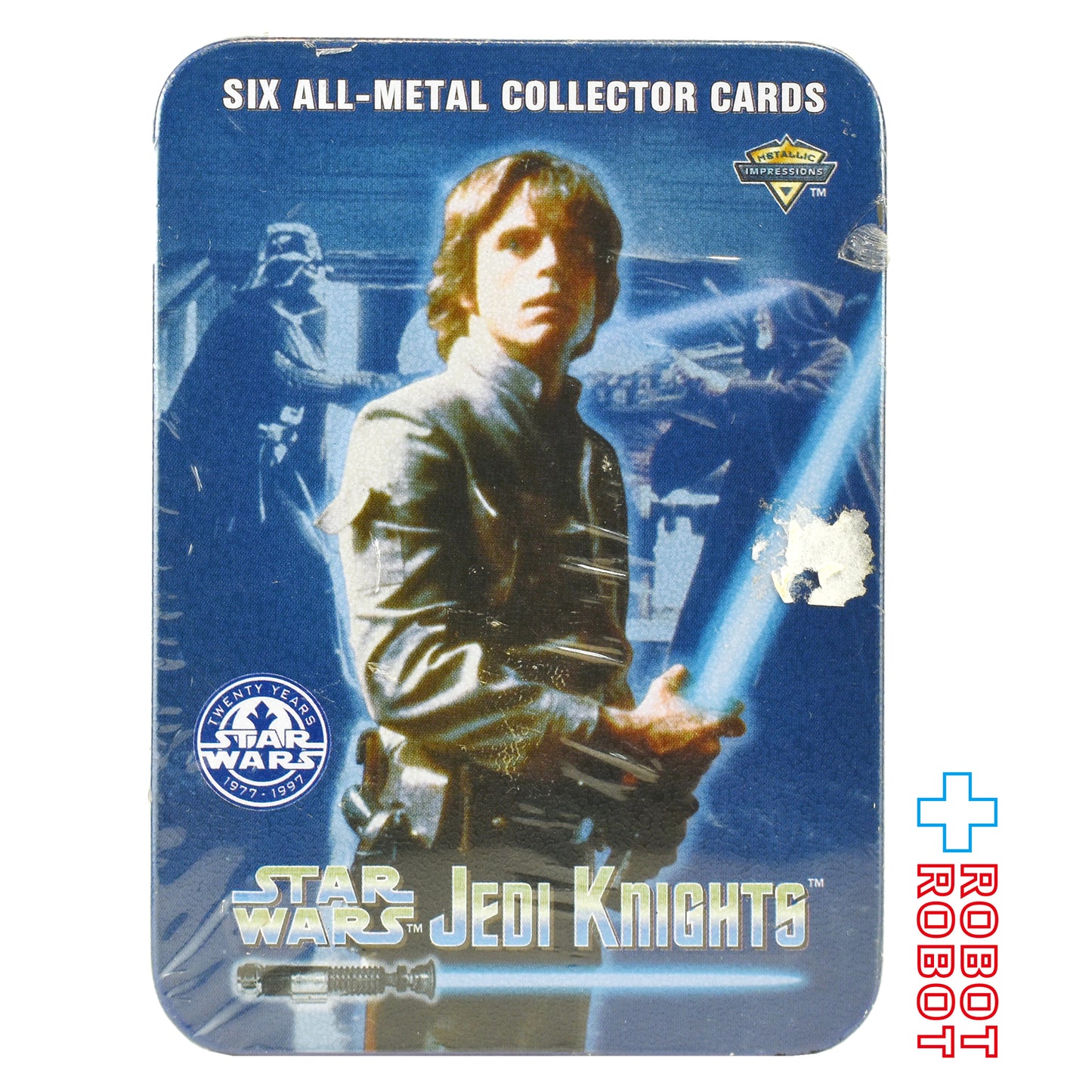 スター・ウォーズ ジェダイ・ナイト オールメタル コレクターカード 缶入 6枚セット 1997 未開封