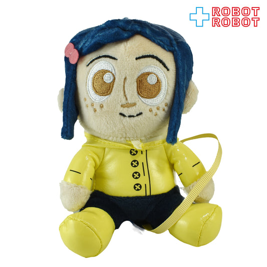 キッドロボット コララインとボタンの魔女 コラライン 磁石付き ショルダー ファニープラッシュ ぬいぐるみ人形 紙タグ付き