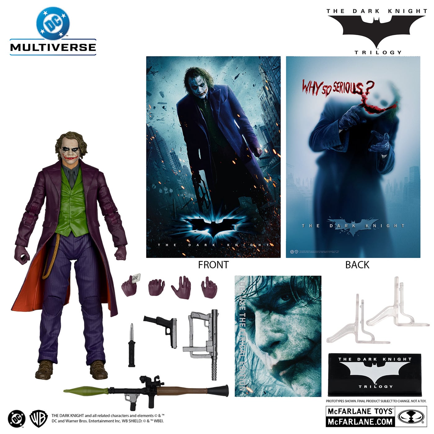 DC マルチバース ダークナイト・トリロジー ジョーカー デラックス・シアトリカル・エディション 7インチ アクションフィギュア 国内版 未開封