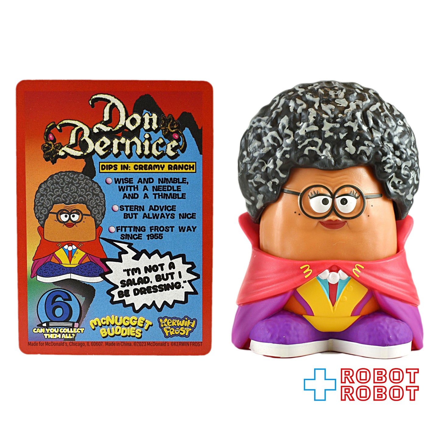 マクドナルド マックナゲット バディーズ カーウィンフロスト ハッピーミールトイ ドン・バーニス
