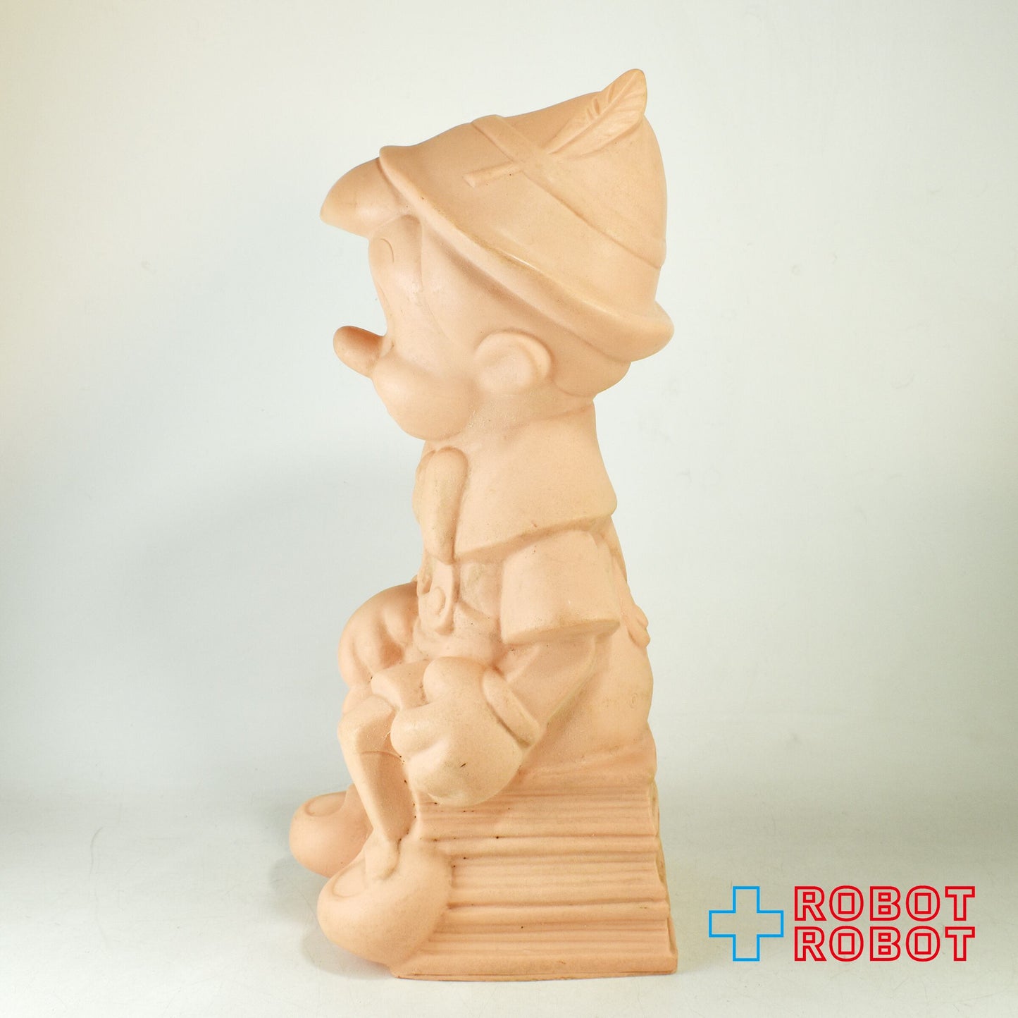 プレイパル社 ディズニー  ピノキオ ラージ 未塗装 肌色成形 ソフビ貯金箱 バンク フィギュア  ※底蓋なし