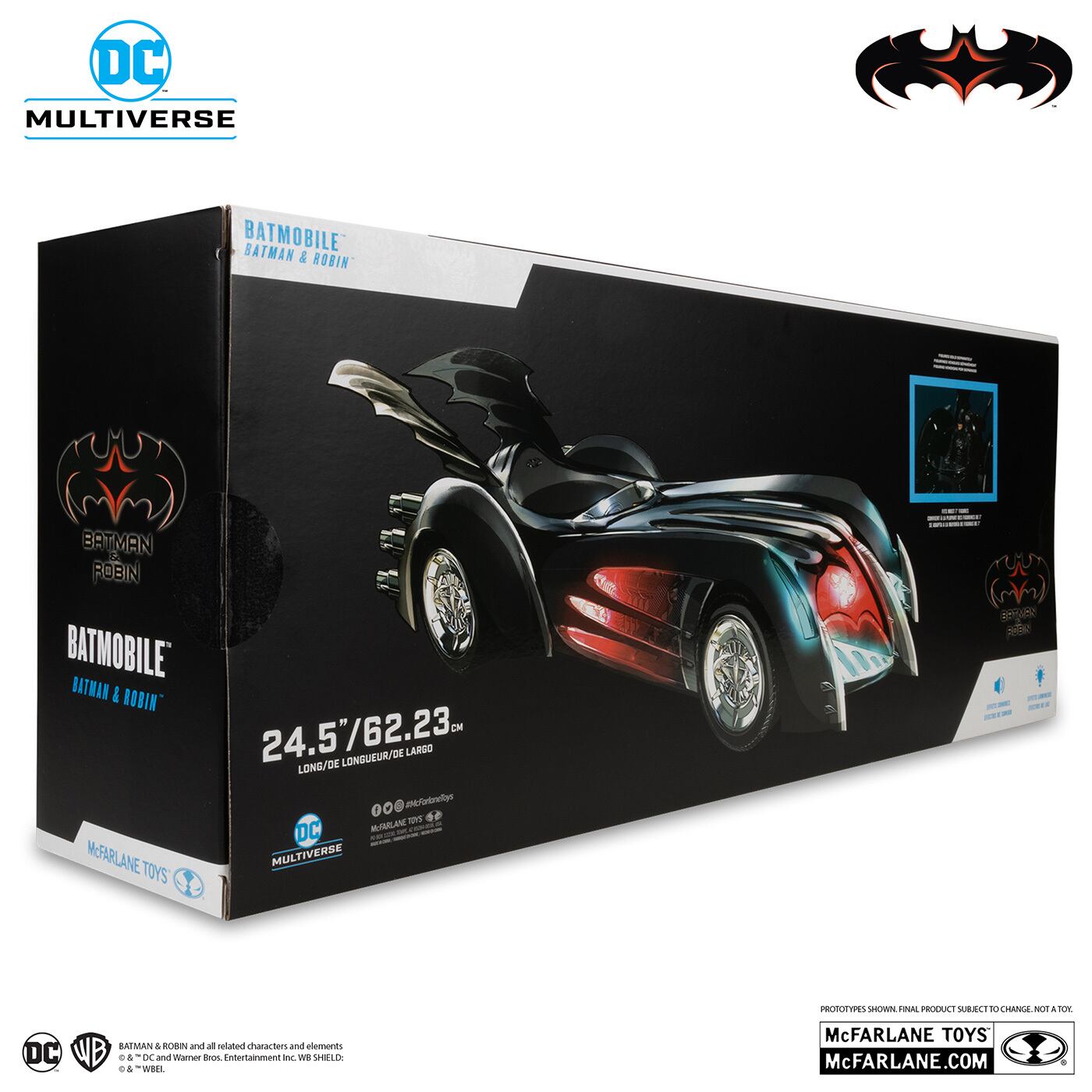マクファーレン・トイズ DCマルチバース バットマン & ロビン Mr.フリーズの逆襲 バットモービル ビークル 国内版 未開封