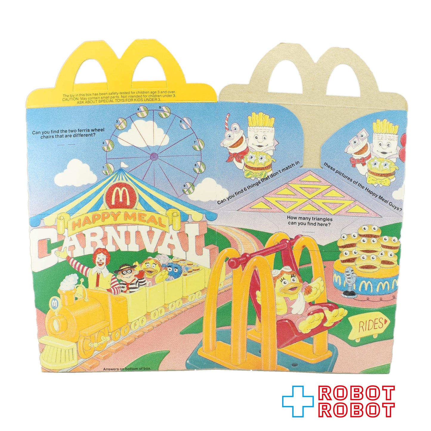 マクドナルド ハッピーセット空箱 カーニバル 1990