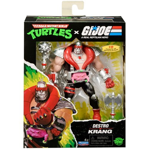 プレイメイツ ティーンエイジ・ミュータント・ニンジャ・タートルズ TMNT x G.I.ジョー クランゲ as デストロ アクションフィギュア 未開封
