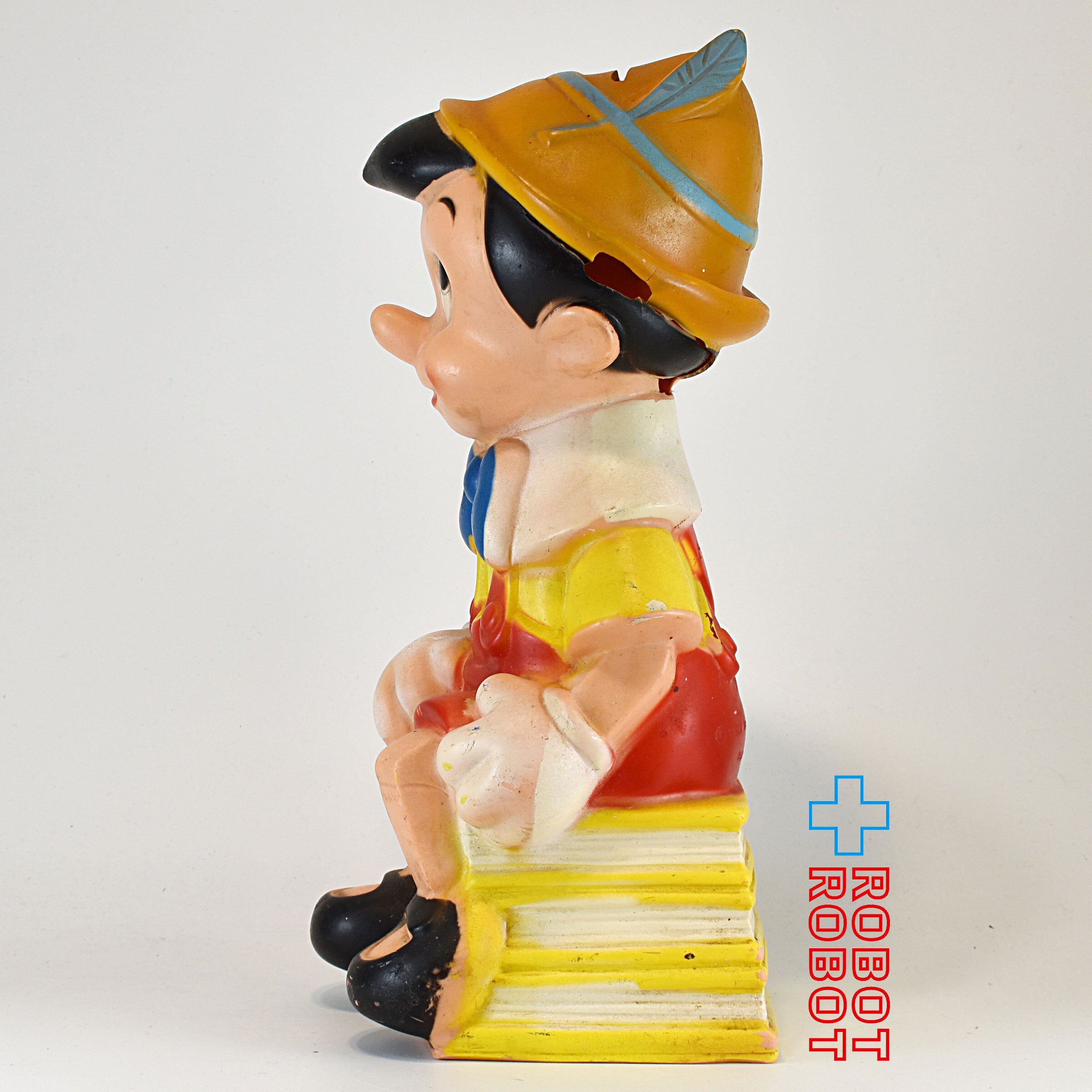 プレイパル社 ディズニー ピノキオ ラージ ソフビ貯金箱 バンク