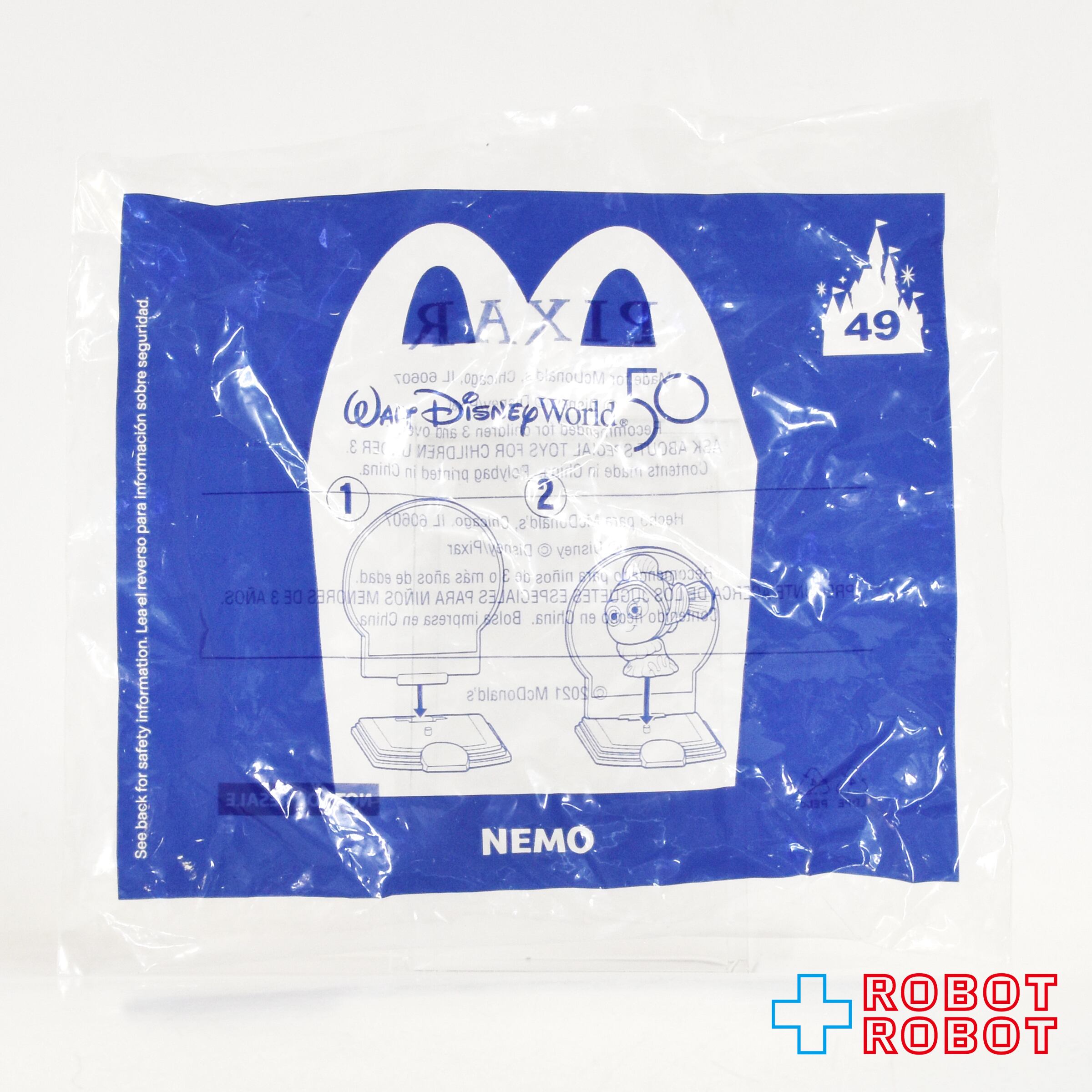 マクドナルド ディズニー WDW 50周年記念 #49 ニモ (ファインディング