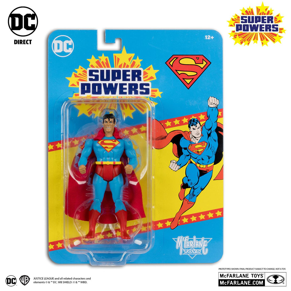 マクファーレン・トイズ DCダイレクト DCスーパーパワーズ #40 スーパーマン (クラシック) 4インチ アクションフィギュア 国内版 未開封
