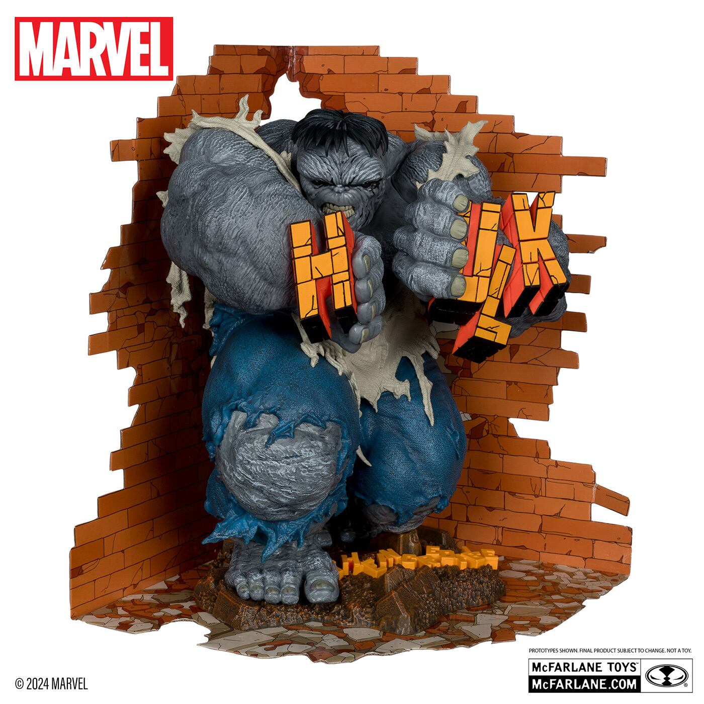 マクファーレン・トイズ マーベル シーン・フィギュア #003 インクレディブル・ハルク トッド・マクファーレン・トイズ／The Incredible Hulk Vol.1 #345 1/6 スタチューフィギュア 未開封