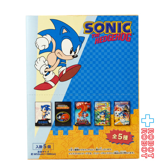エンスカイ ソニック・ザ・ヘッジホッグ クエア缶バッジコレクション 未開封