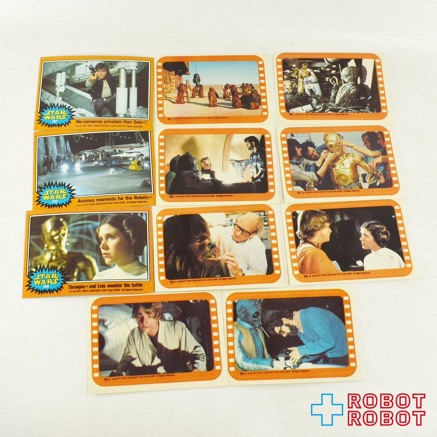 トップス スター・ウォーズ トレーディングカード 第5シリーズ (オレンジ枠) 空箱＆カード77枚