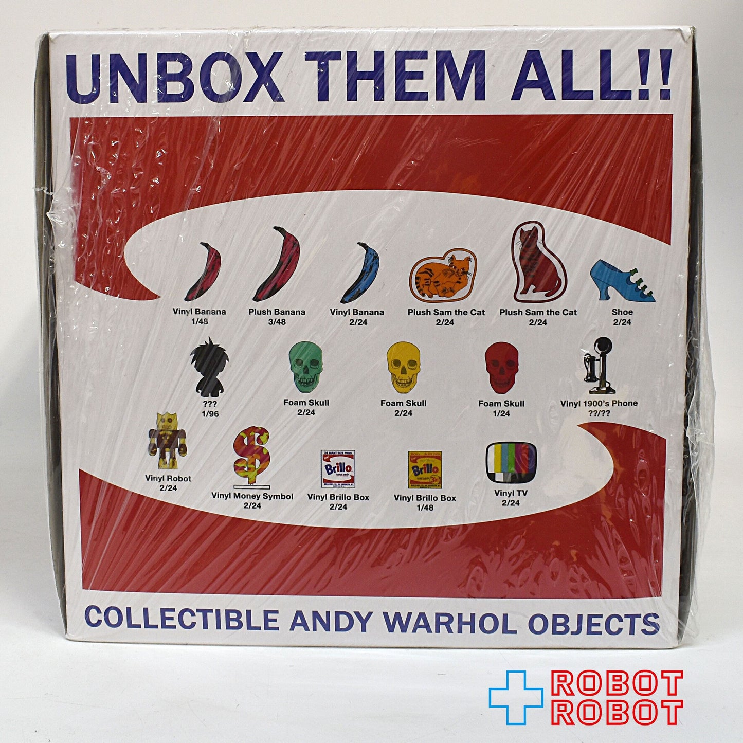 キッドロボット アンディ・ウォーホル ブリロ ボックスアートオブジェクト トレーディングフィギュア 24入ボックス 未開封