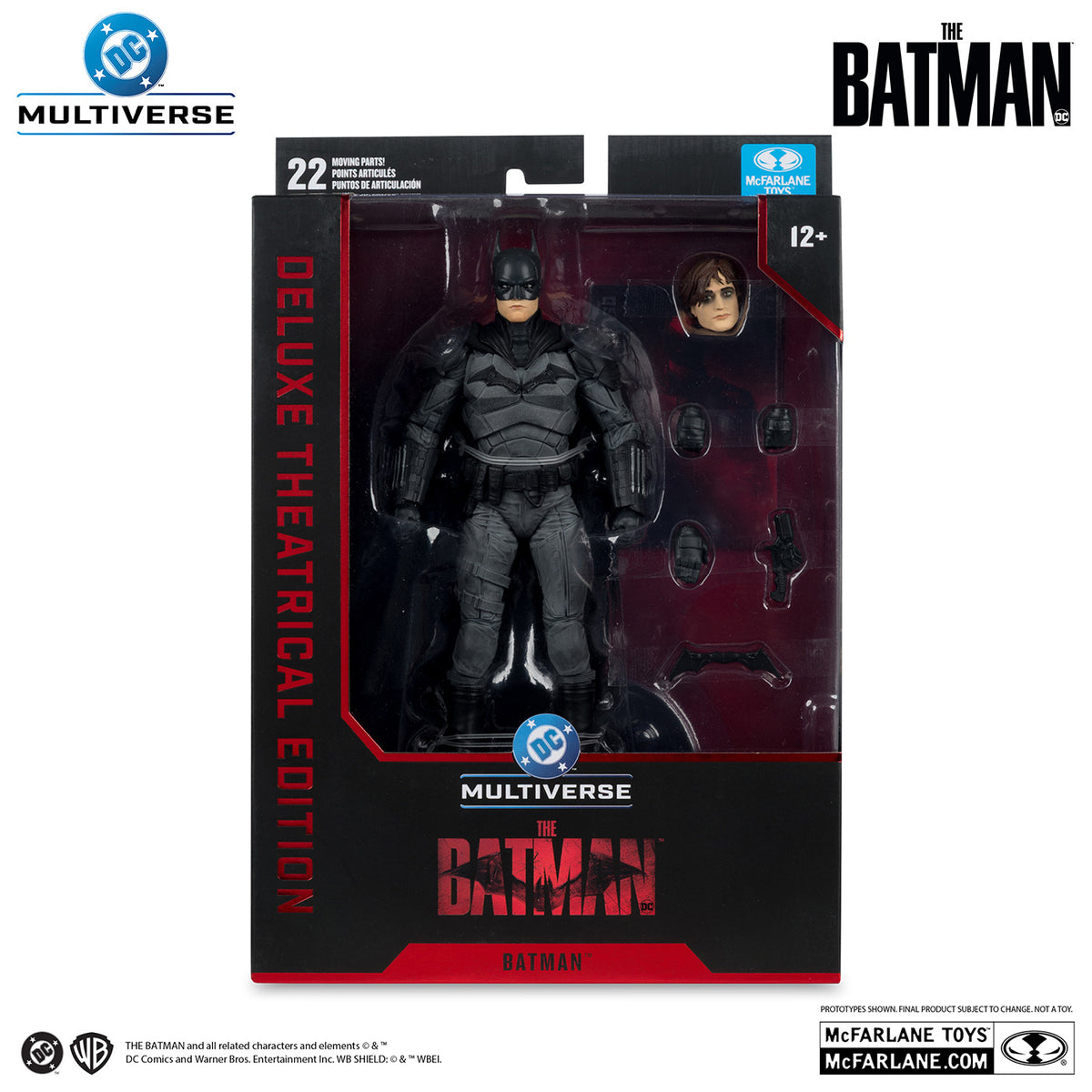 マクファーレン・トイズ DCマルチバース THE BATMAN ザ・バットマン / バットマン デラックス・シアトリカル・エディション 7インチ アクションフィギュア 国内版 未開封