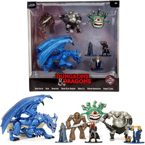 JADA TOYS ダンジョンズ & ドラゴンズ ナノメタルフィグズ デラックス ミニフィギュア 7パック