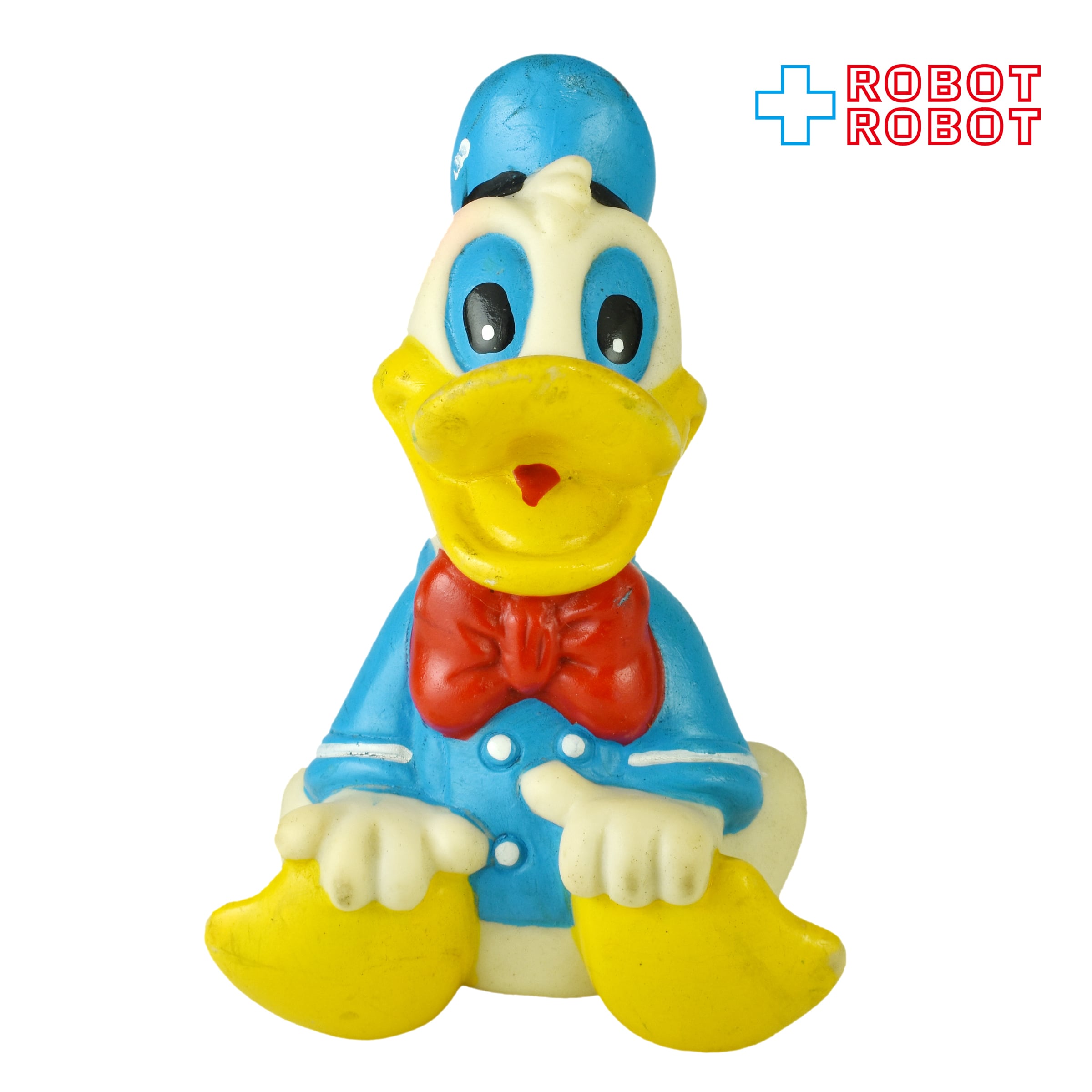 レドラ　ディズニー　ドナルドダックのソフビ イタリア レドラ社 ディズニー ドナルドダック 14センチ 細身