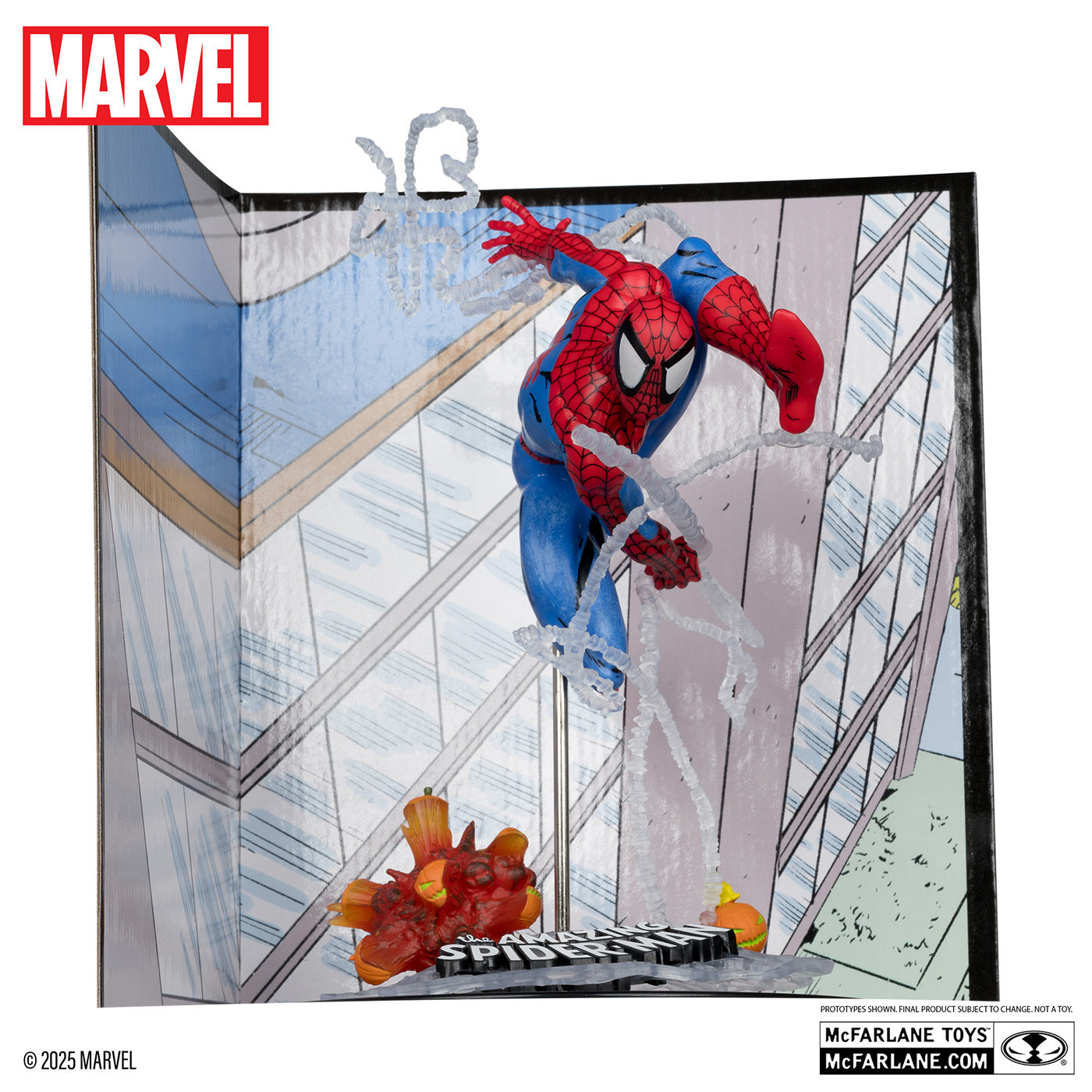 マクファーレン・トイズ マーベル シーン・フィギュア #012 スパイダーマン 1/10 スタチューフィギュア 未開封
