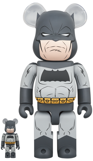 メディコム BE@RBRICK ベアブリック 100% & 400% バットマン ダークナイト バットマン TDKR Ver 未開封 ♦︎４号店商品