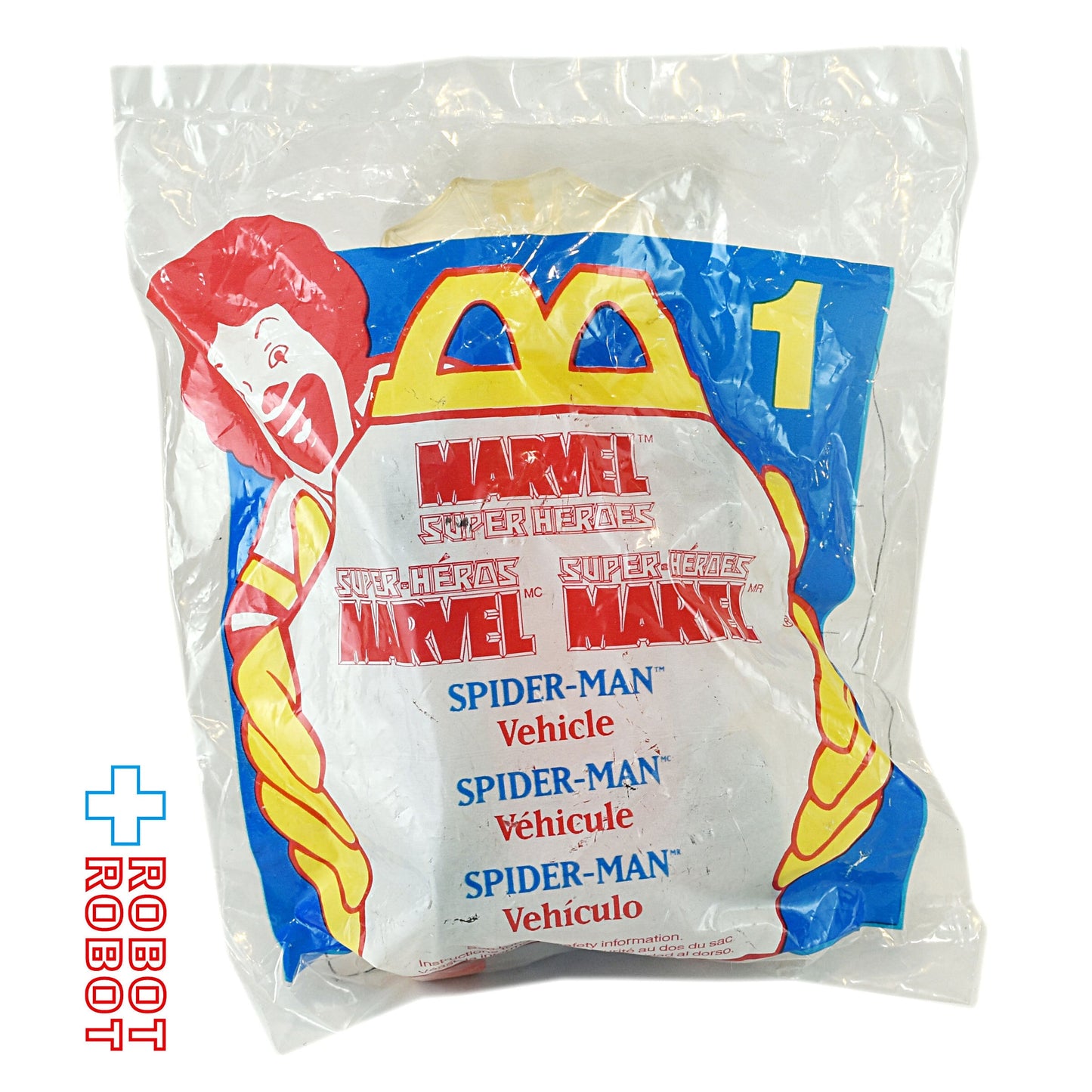 マクドナルド マーベル・スーパーヒーローズ #1 スパイダーマン ビークル フィギュア &nbsp;ミールトイ 1996&nbsp;