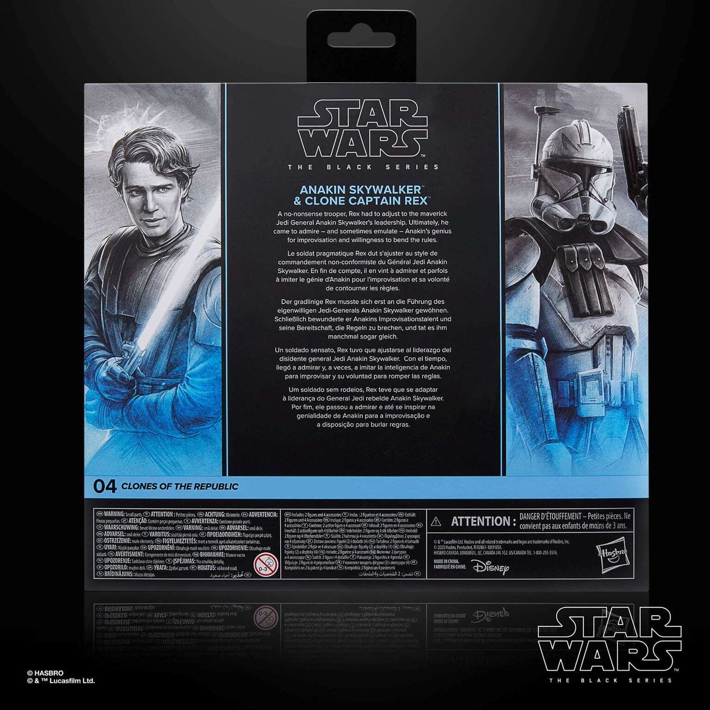 スター・ウォーズ ブラックシリーズ #CW04 アナキン・スカイウォーカー & クローン・キャプテン・レックス 6インチフィギュア 未開封