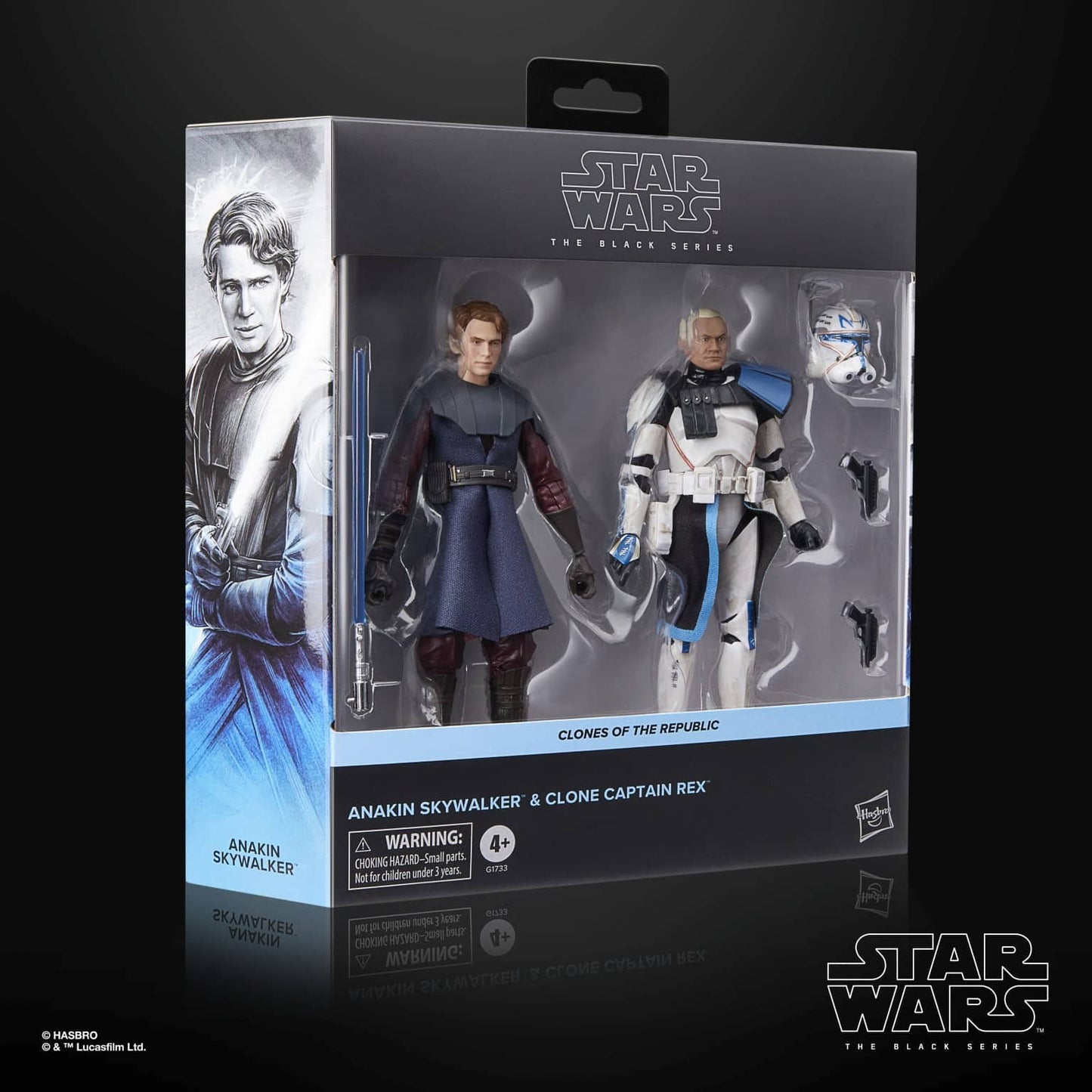 スター・ウォーズ ブラックシリーズ #CW04 アナキン・スカイウォーカー & クローン・キャプテン・レックス 6インチフィギュア 未開封