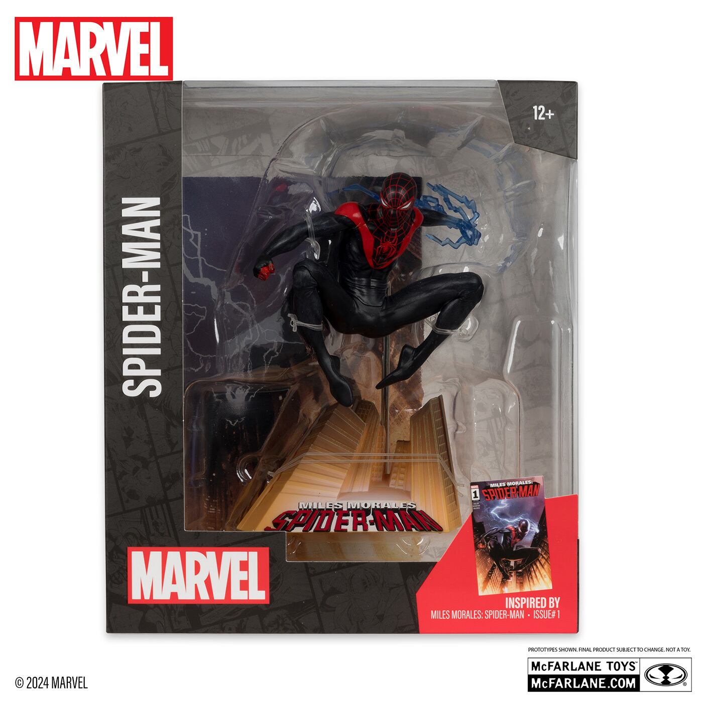 マクファーレン・トイズ マーベル シーン・フィギュア #009 マイルス・モラレス ダイク・ルアン / マイルス・モラレス スパイダーマン Vol.2 #1 1/10 スタチューフィギュア 未開封