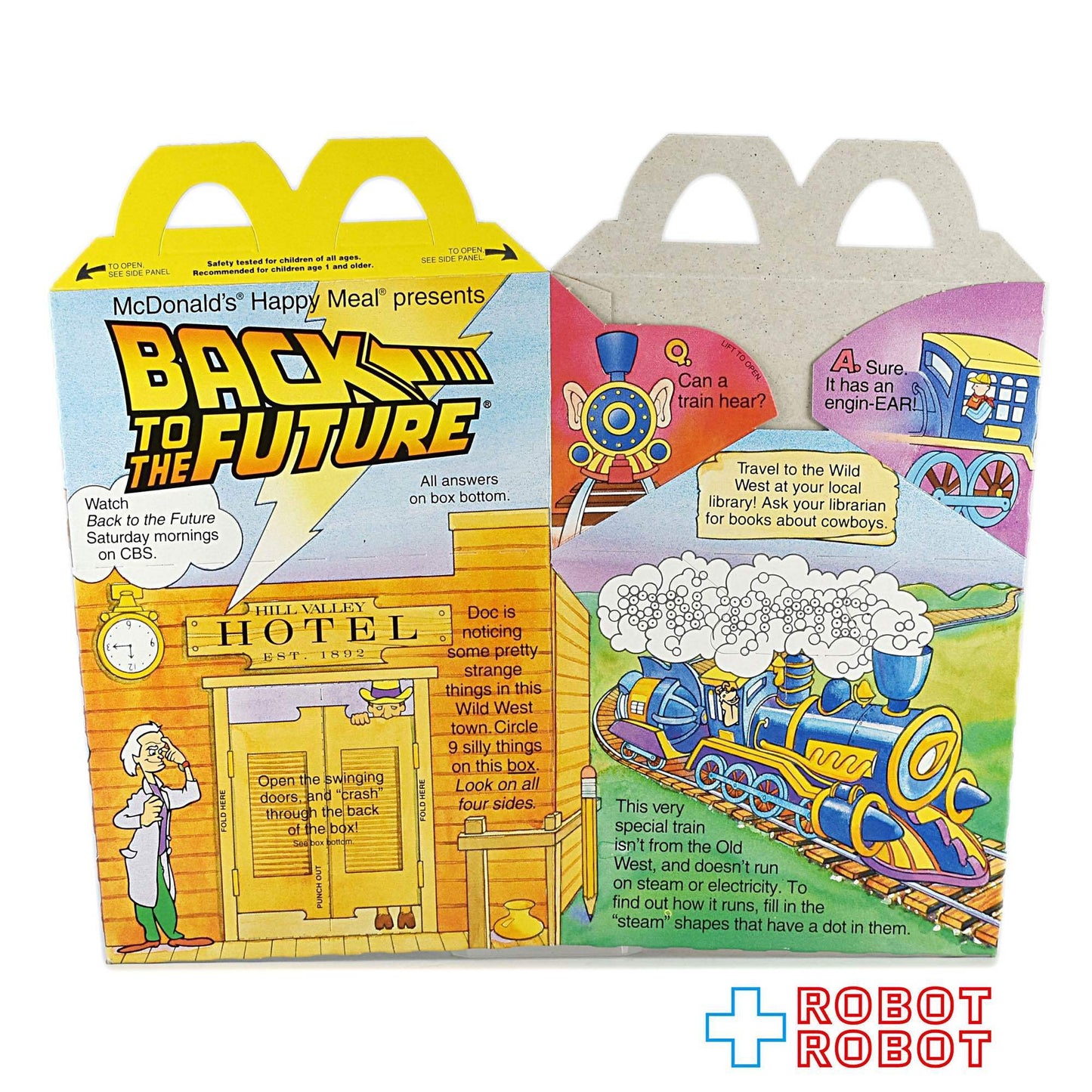 マクドナルド 空箱 バック・トゥ・ザ・フューチャー ４種セット ハッピーミールトイ