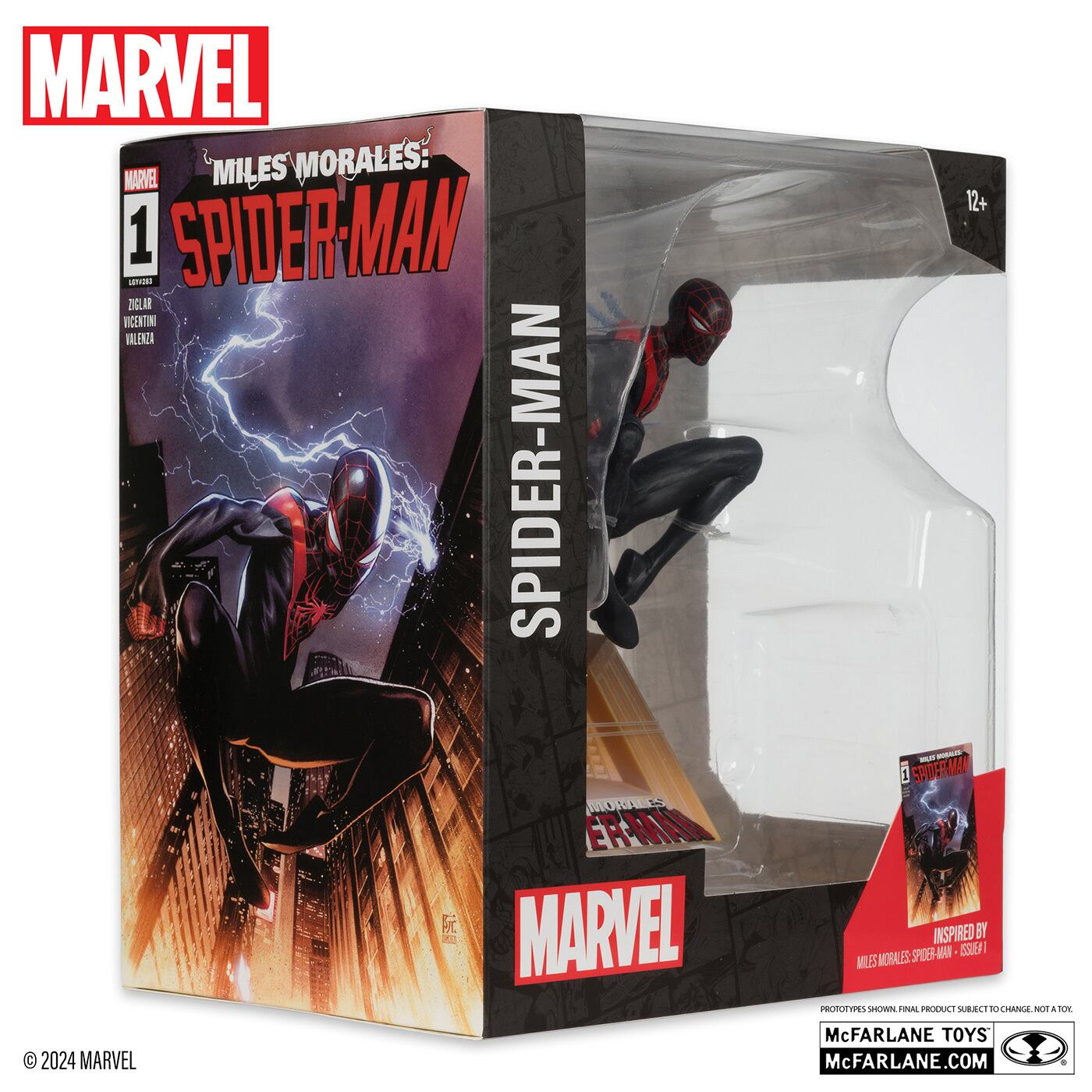 マクファーレン・トイズ マーベル シーン・フィギュア #009 マイルス・モラレス ダイク・ルアン / マイルス・モラレス スパイダーマン Vol.2 #1 1/10 スタチューフィギュア 未開封