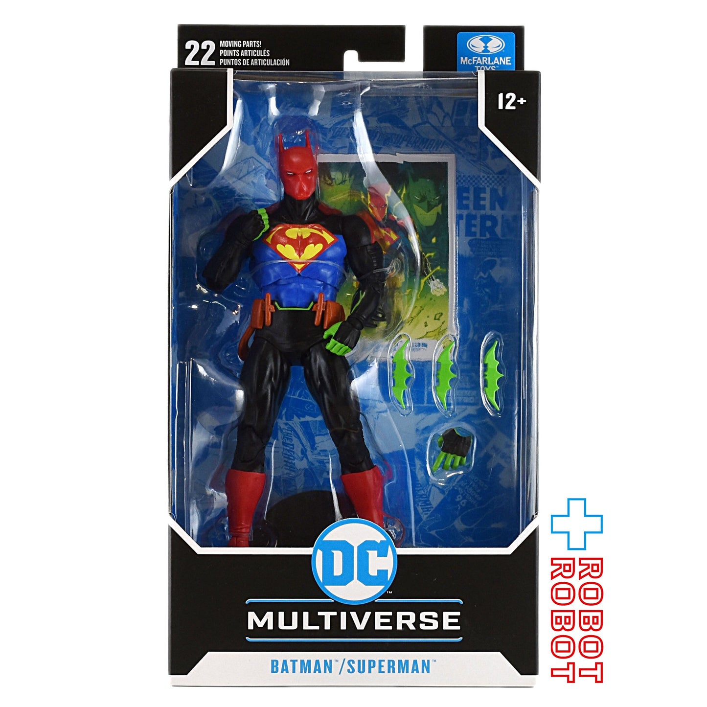 マクファーレン・トイズ DCマルチバース コミック Batman / Superman World's Finest #289 バットマン / スーパーマン (フュージョン) 7インチ アクションフィギュア 国内版 未開封