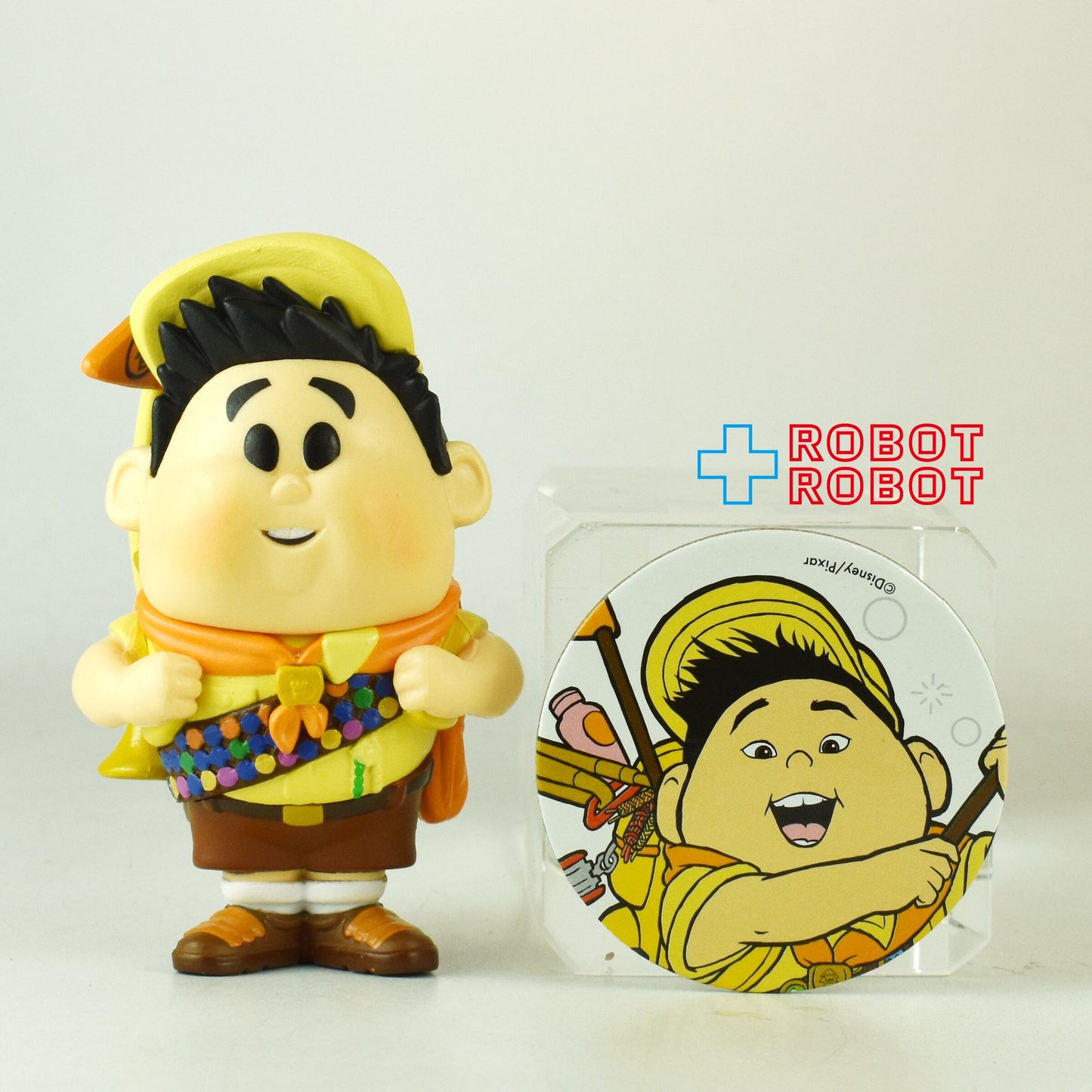 ファンコ SODA ソーダ缶 ディズニー カールじいさんの空飛ぶ家 ラッセル・キム ビニールフィギュア