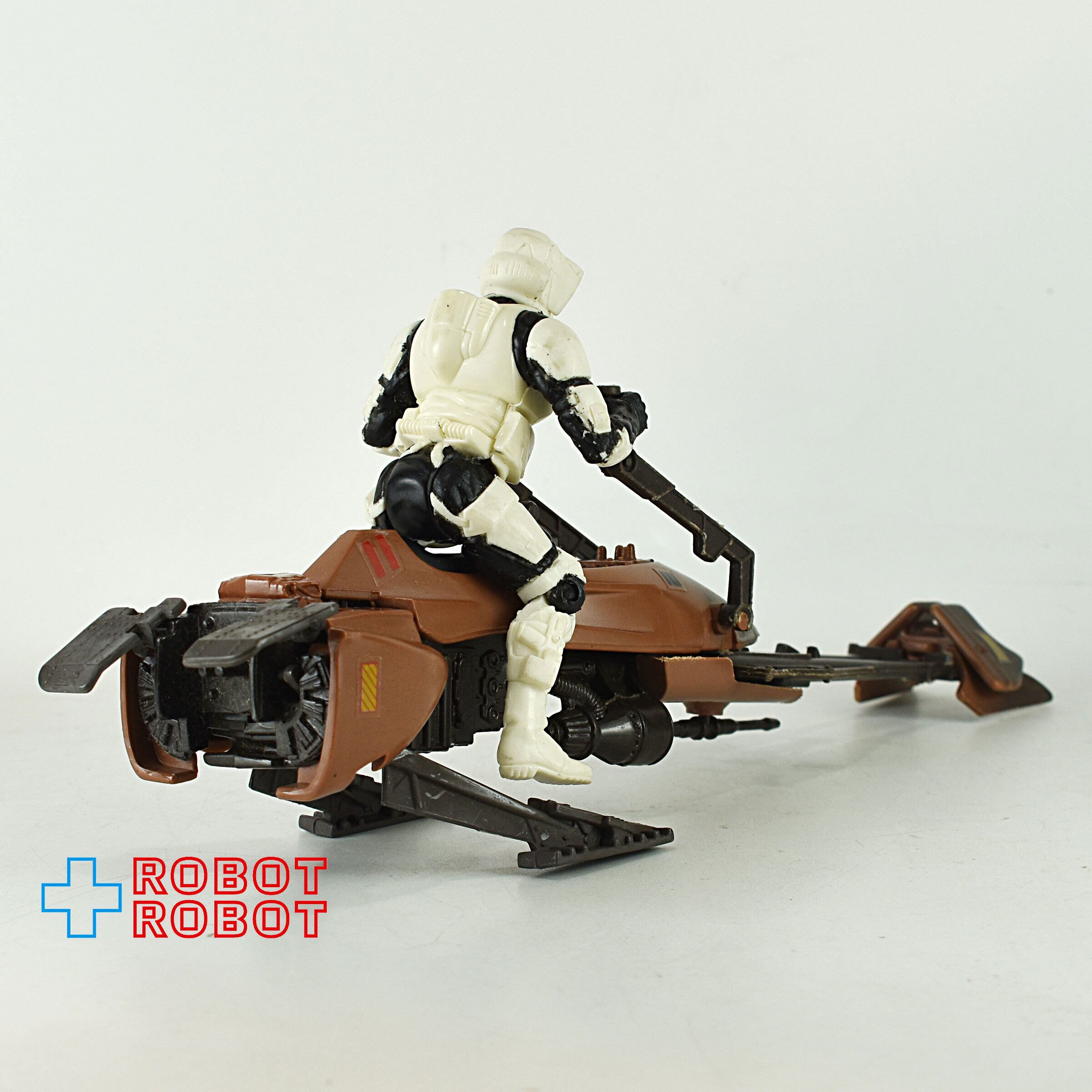 激レア！　スターウォーズ　スピーダーバイク　ビックサイズ　ジャンク品 スター・ウォーズ POTF2 インペリアル・スピーダーバイク ビークル