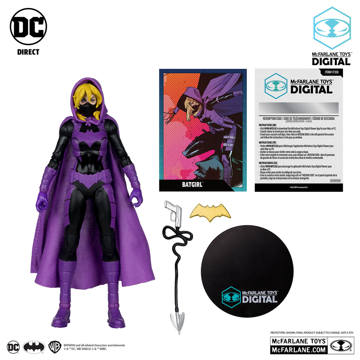 DC ダイレクト バットガール (ステファニー・ブラウン) 7インチ アクションフィギュア 国内版 未開封