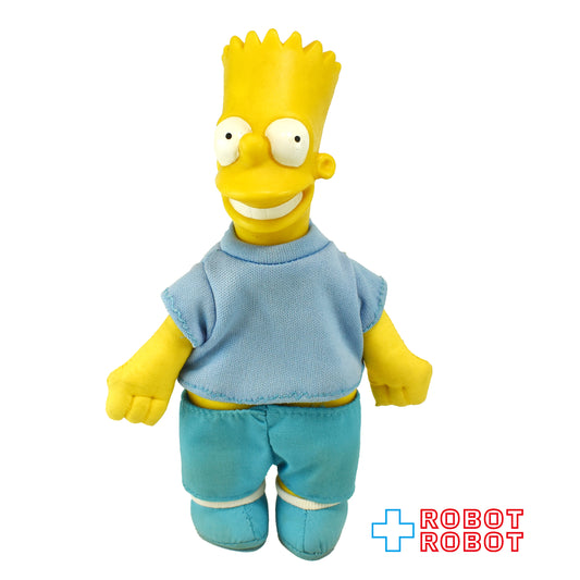 タイトー シンプソンズ バート ラバーフェイスぬいぐるみ人形 17cm 1992 非売品 後頭部に版権ステッカー付