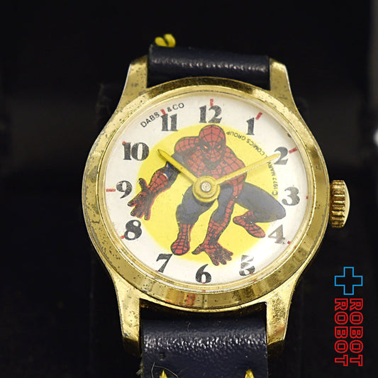 マーベルコミックス スパイダーマン 腕時計 ケース付 1977