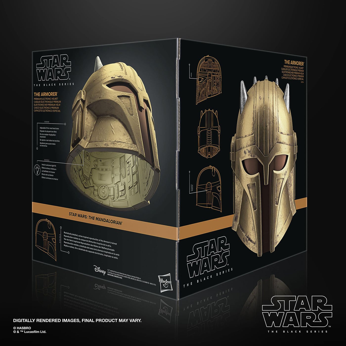 スター・ウォーズ ブラックシリーズ ヘルメット マンダロリアン アーマラー エレクトロニック 1/1 スケール レプリカ ヘルメット 未開封