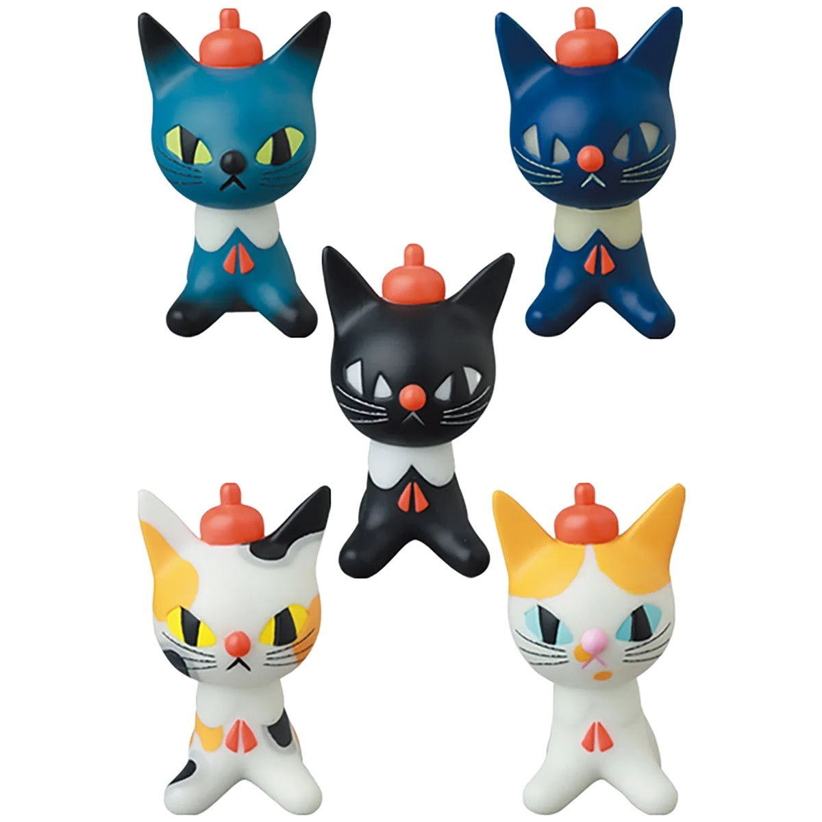 メディコム VAG Vinyl Artist Gacha [シリーズ31] BLACK CAT ROBIN 全5種セット ４号店商品