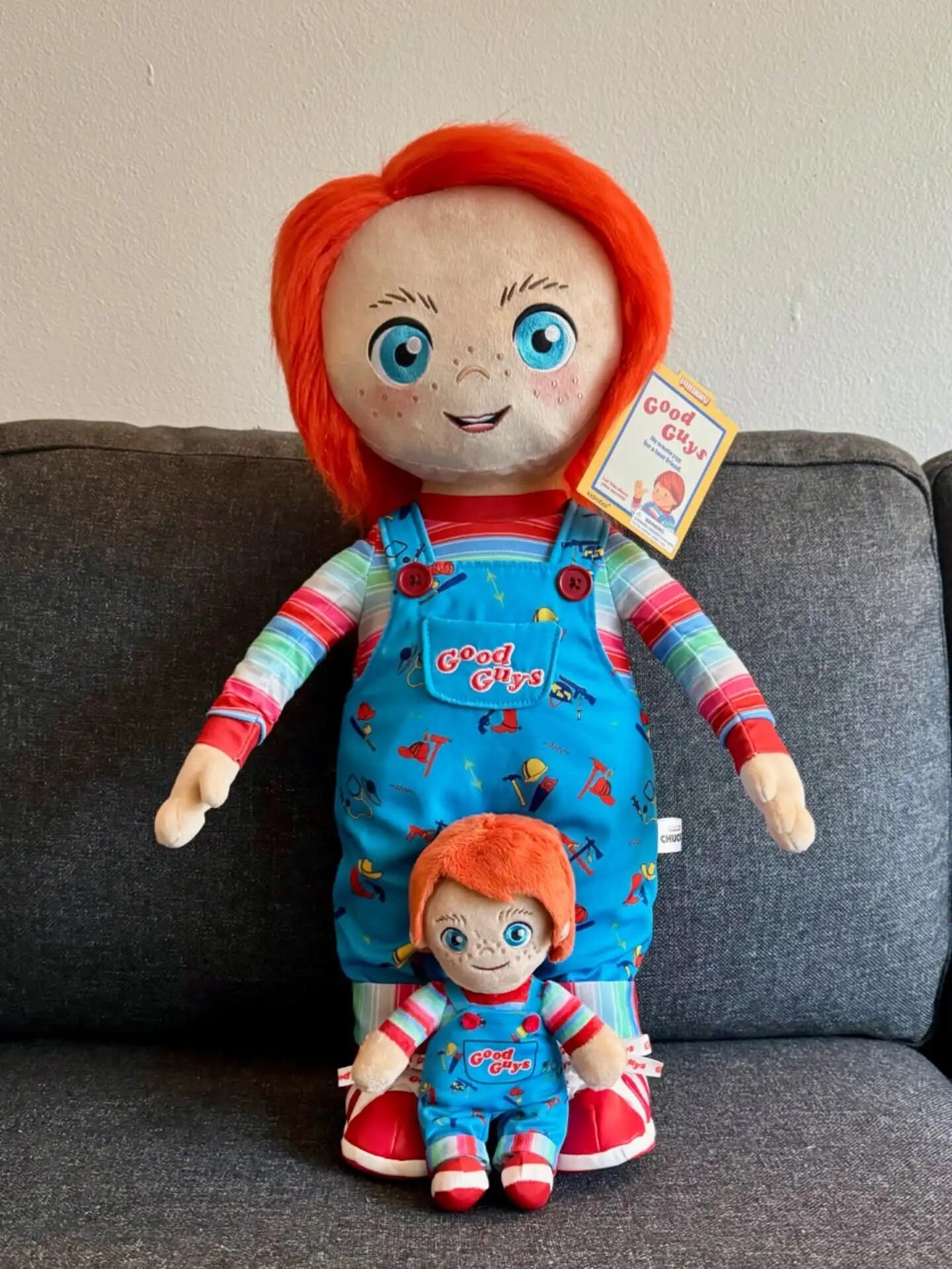 キッドロボット チャイルド・プレイ2 グッドガイ チャッキー 2フィート プレミアム ぬいぐるみ人形 紙タグ付 - ROBOTROBOT