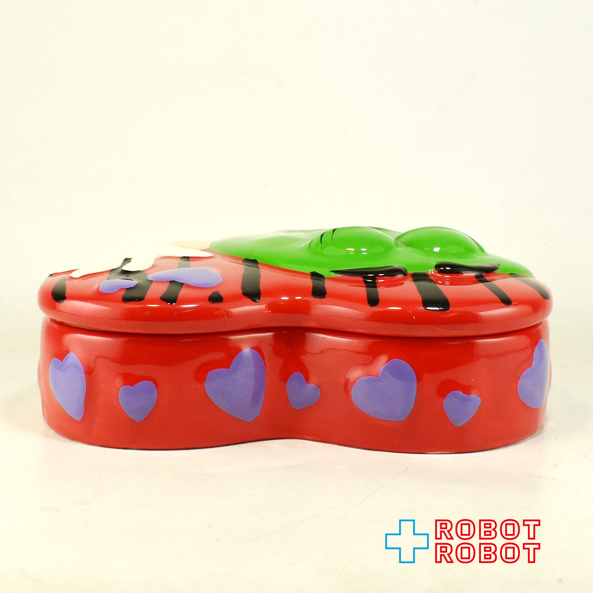 ギャルリー社 M&M's エムアンドエムズ ミスグリーン バレンタイン キャンディーディッシュ 陶器小物入れ 企業物