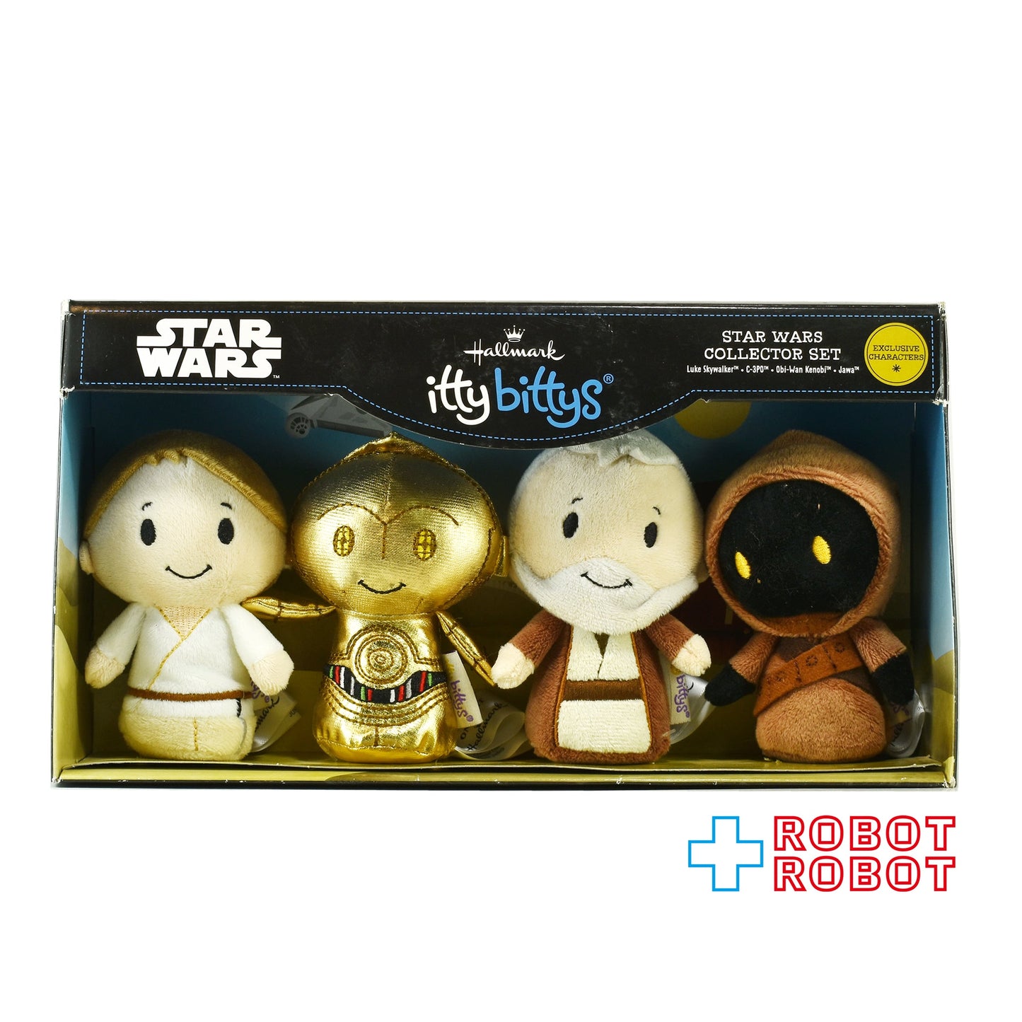 ホールマーク スター・ウォーズ ルーク・スカイウォーカー オビ＝ワン・ケノービ C-3PO ジャワ itty bitty ぬいぐるみ コレクターズセット 2016