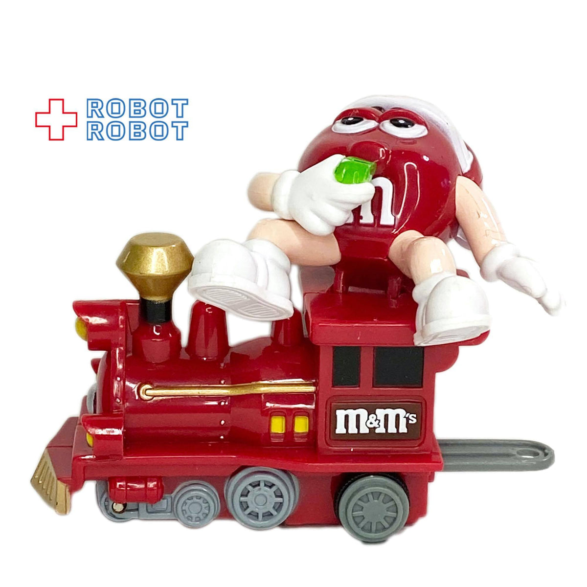 M&M's 2005 クリスマス・トレイン・トッパー レッド サンタハット 赤い機関車 企業物